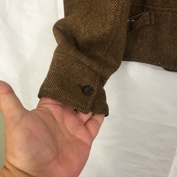 Ralph Lauren Sz 6 - Brown Wool Coat - Picture 6 of 6